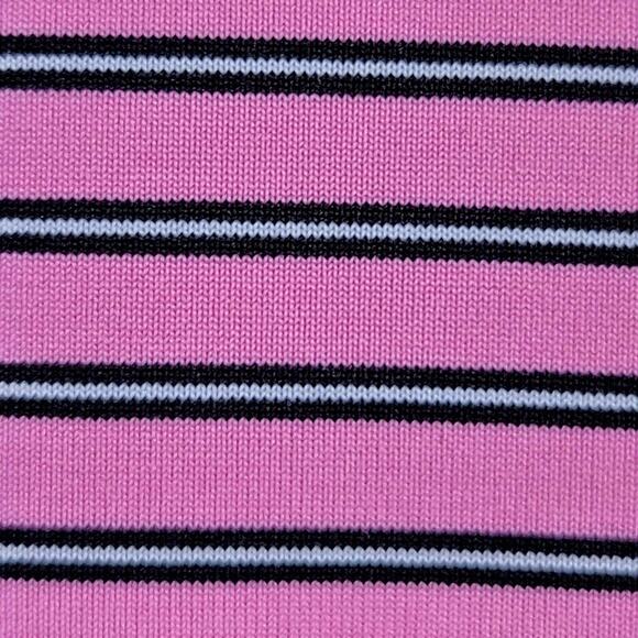 Peter Millar Shirt Summer Comfort Golf Polo Men's XL Pink Striped Short Sleeve - Picture 5 of 10